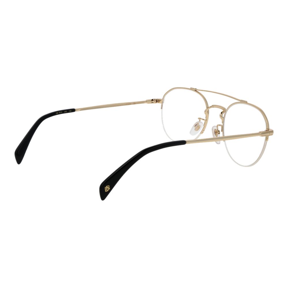 David Beckham Brille aus Goldmetall (Fassung)