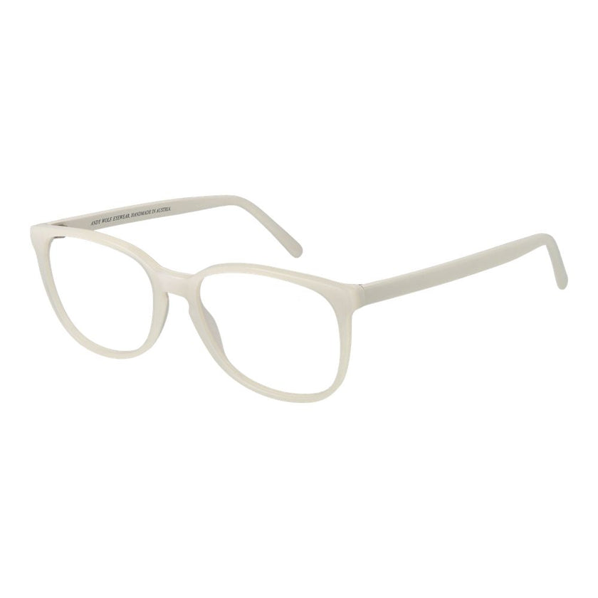 Andy Wolf Weiße Acetat-Brille (Gestell)