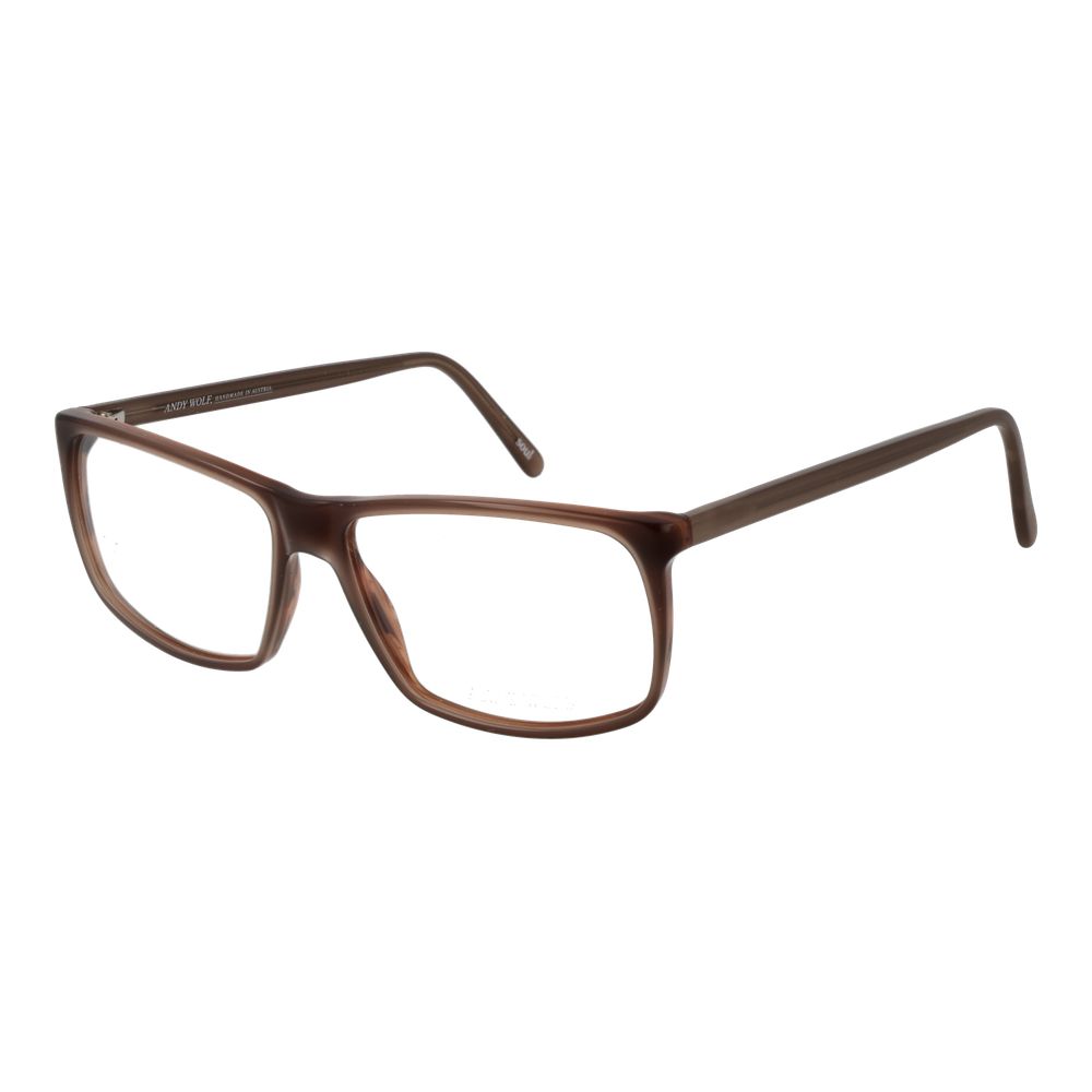 Andy Wolf Braune Brille aus Acetat (Fassung)