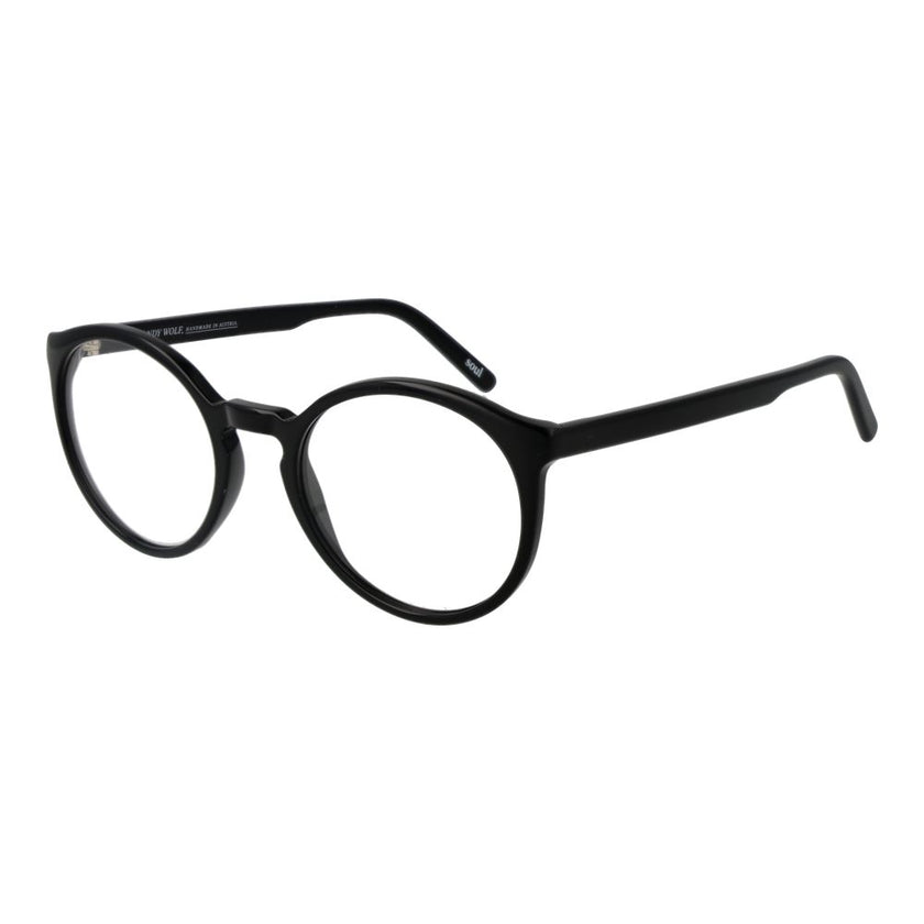 Andy Wolf Schwarze Brille aus Acetat (Gestell)
