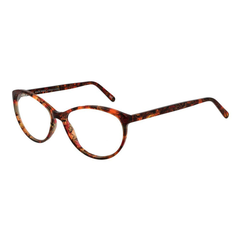 Andy Wolf Braune Brille aus Acetat (Fassung)