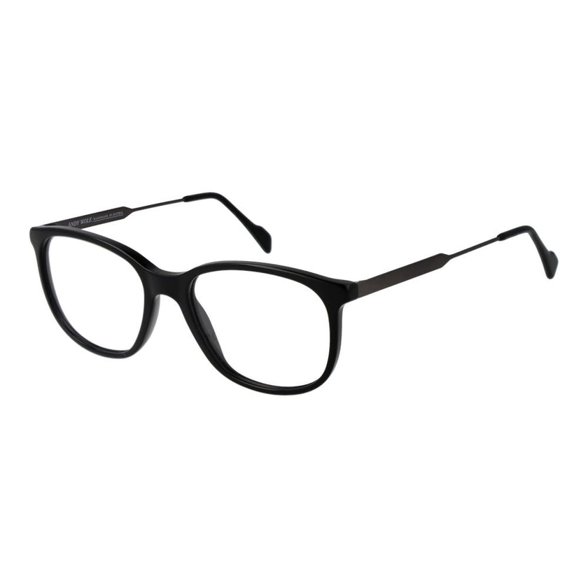 Andy Wolf Schwarze Brille aus Acetat (Gestell)