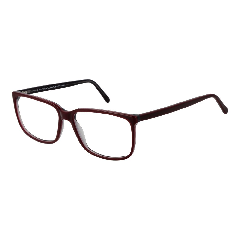 Andy Wolf Brille aus bordeauxrotem Azetat (Gestell)