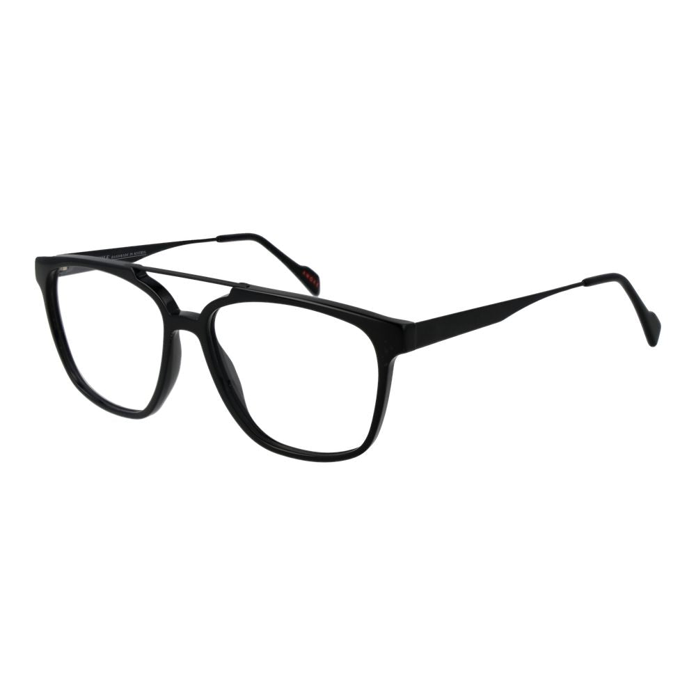 Andy Wolf Schwarze Metallbrille (Fassung)