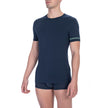 Bikkembergs Schwarzes Baumwoll-T-Shirt im Doppelpack für Herren