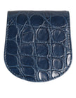 Dolce & Gabbana Blaue exotische Haut Münze Kondom Fall Halter Tasche Brieftasche