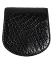 Dolce & Gabbana Schwarz Exotische Haut Münze Kondom Fall Halter Tasche Brieftasche