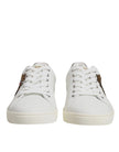 Dolce & Gabbana Weiß Sacred Heart Männer Low Top Turnschuhe Schuhe