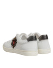 Dolce & Gabbana Weiß Sacred Heart Männer Low Top Turnschuhe Schuhe