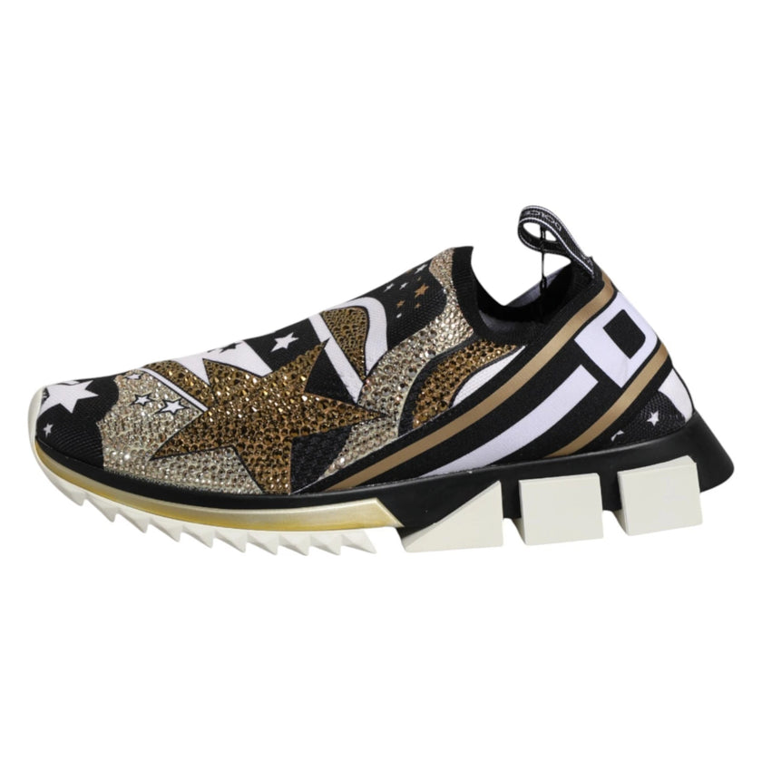 Dolce & Gabbana Multicolor Sorrento Low Top Turnschuhe Schuhe