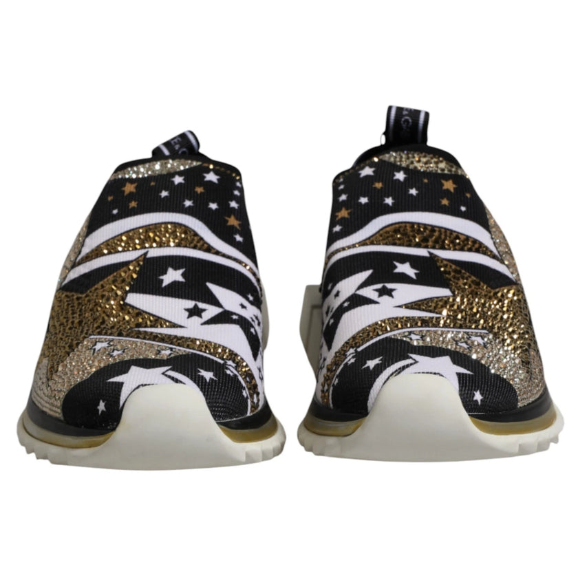 Dolce & Gabbana Multicolor Sorrento Low Top Turnschuhe Schuhe