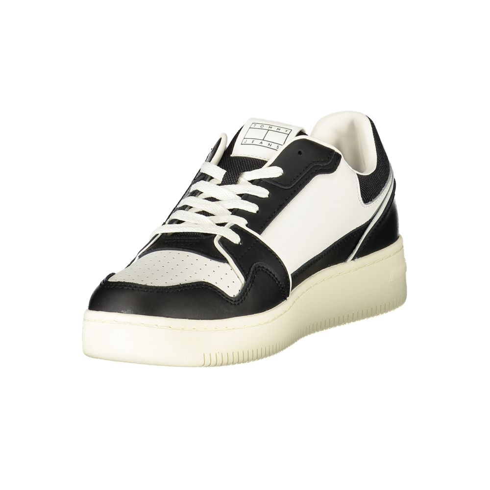 Tommy Hilfiger Men's Black Polyurethane Sneaker