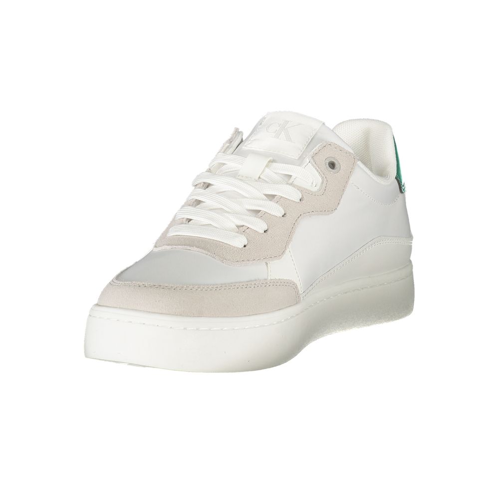 Calvin Klein White Polyurethane Men's Sneaker