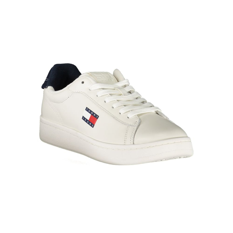 Tommy Hilfiger White Women's Polyurethane Sneakers