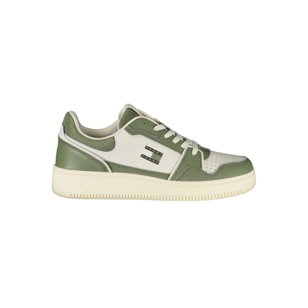 Tommy Hilfiger Green Polyester Sneakers