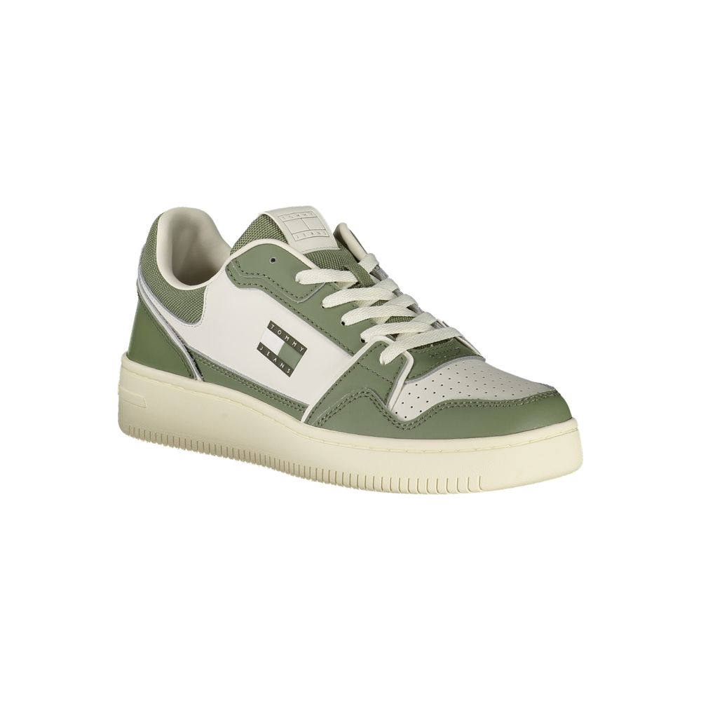 Tommy Hilfiger Green Polyester Sneakers