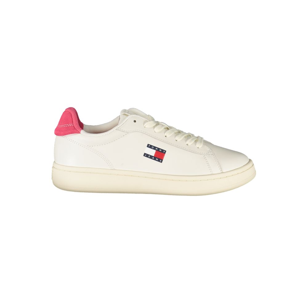Tommy Hilfiger White Women's Polyurethane Sneakers