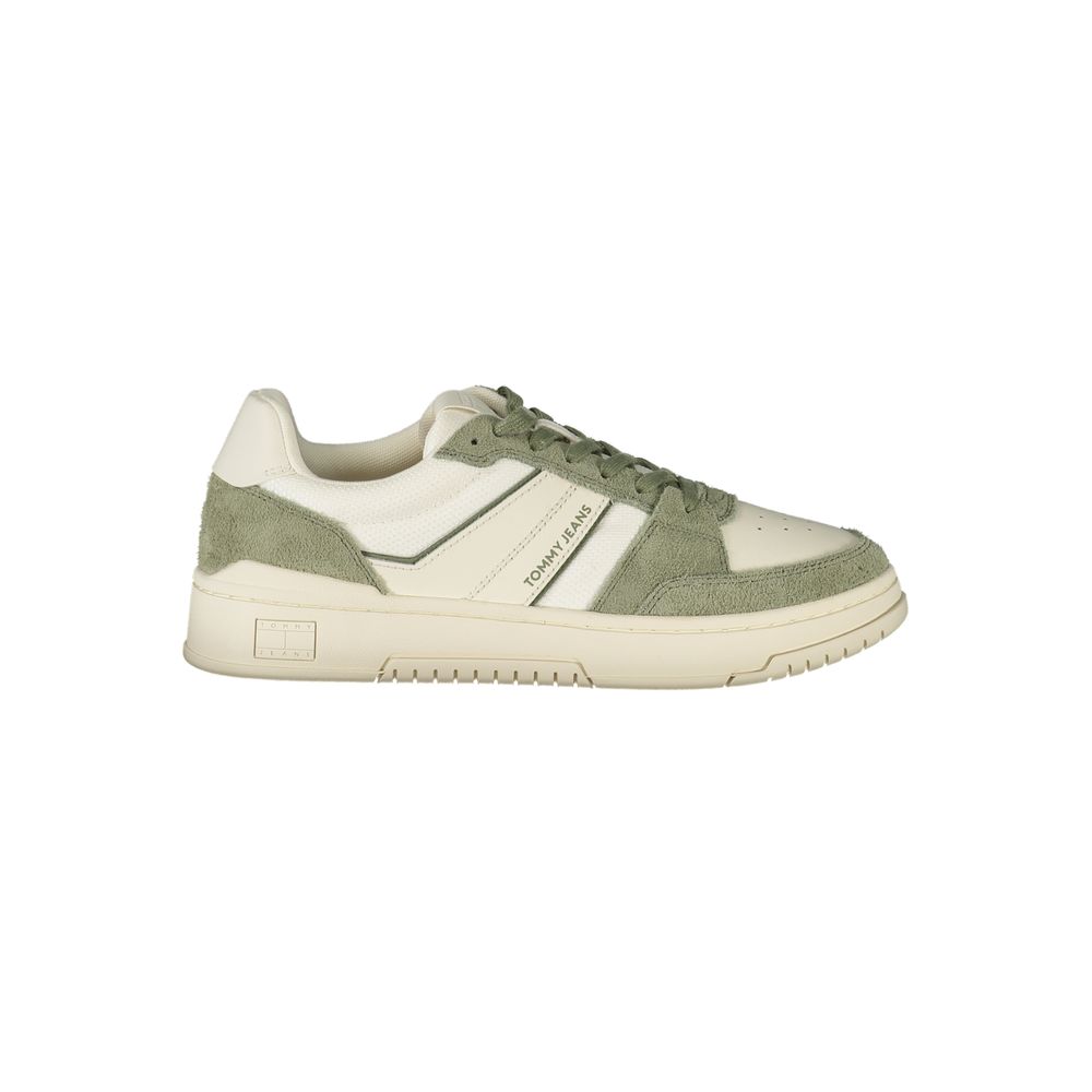 Tommy Hilfiger Men's White Polyester Sneakers