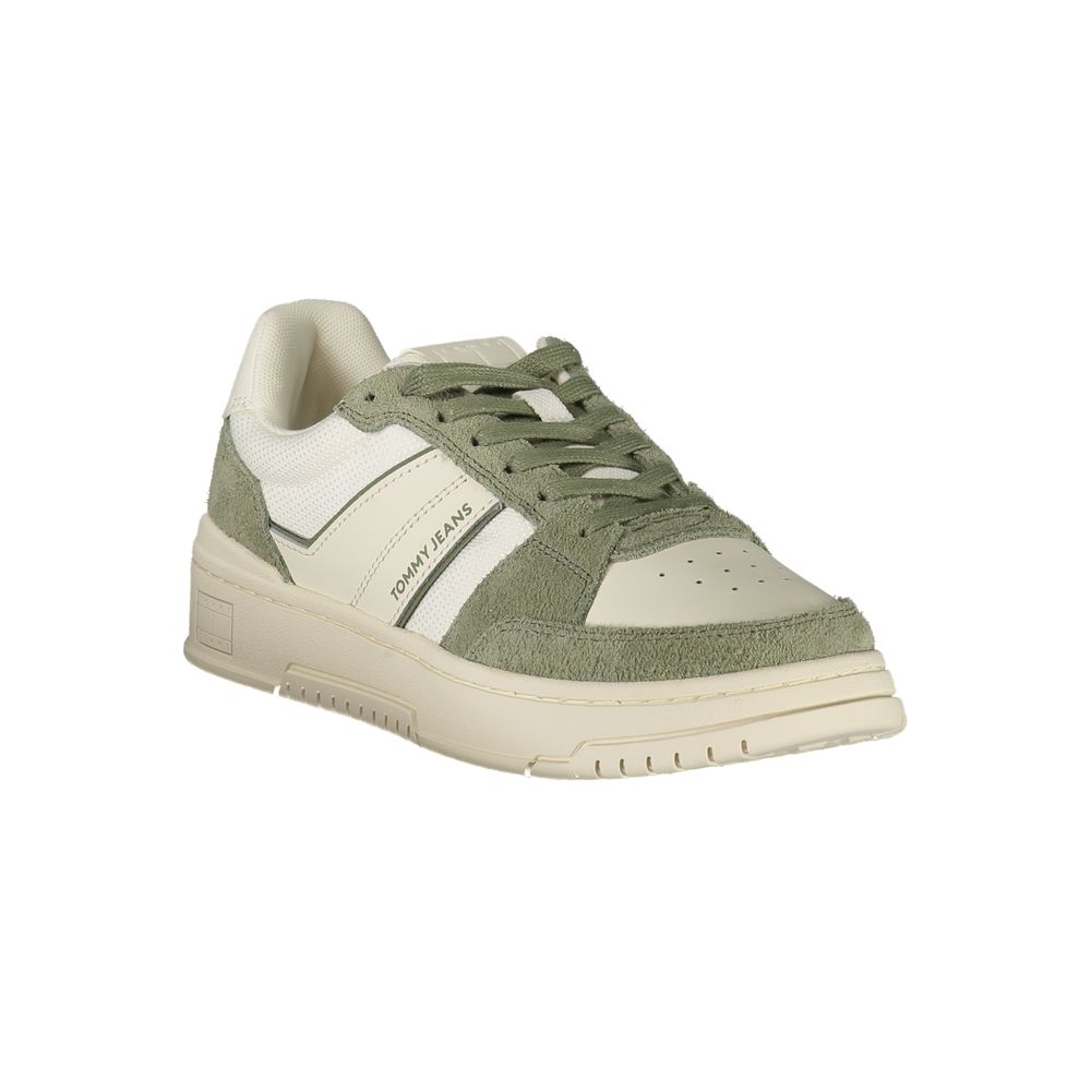 Tommy Hilfiger Men's White Polyester Sneakers