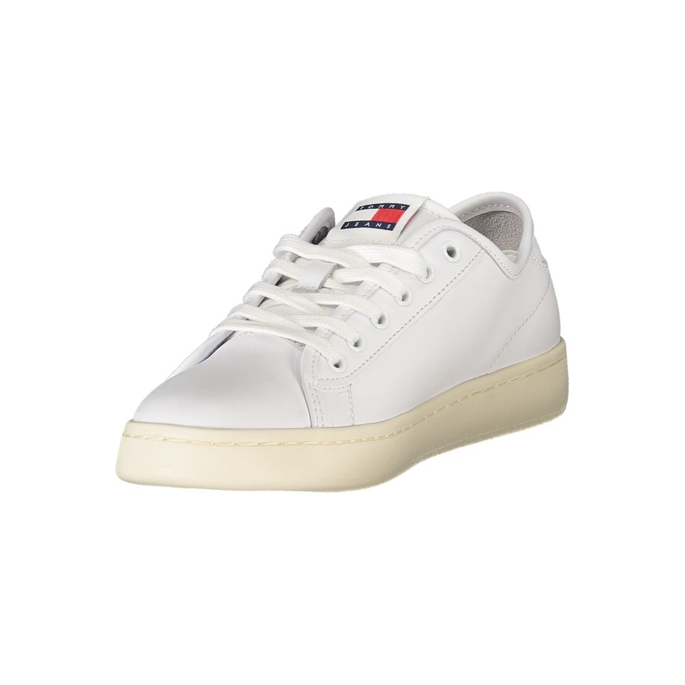 Tommy Hilfiger White Women's Polyurethane Sneakers