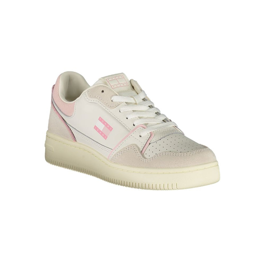 Tommy Hilfiger White Polyurethane Women's Sneaker