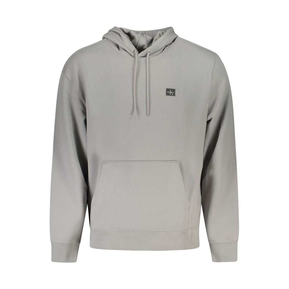 Calvin Klein Men's Grey Cotton Jumper