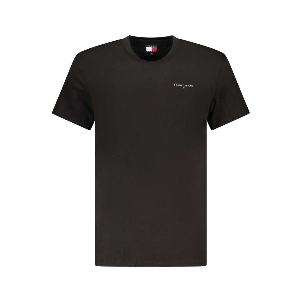 Tommy Hilfiger Men's Black Cotton T-Shirt