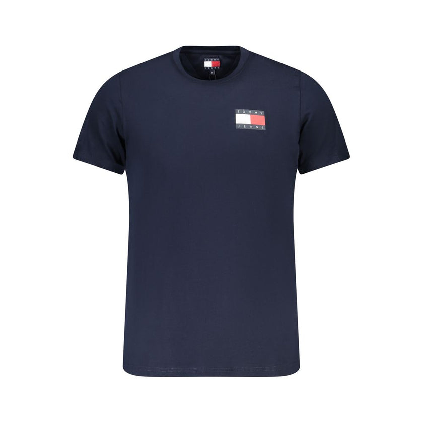 Tommy Hilfiger Blu Baumwoll-T-Shirt für Herren