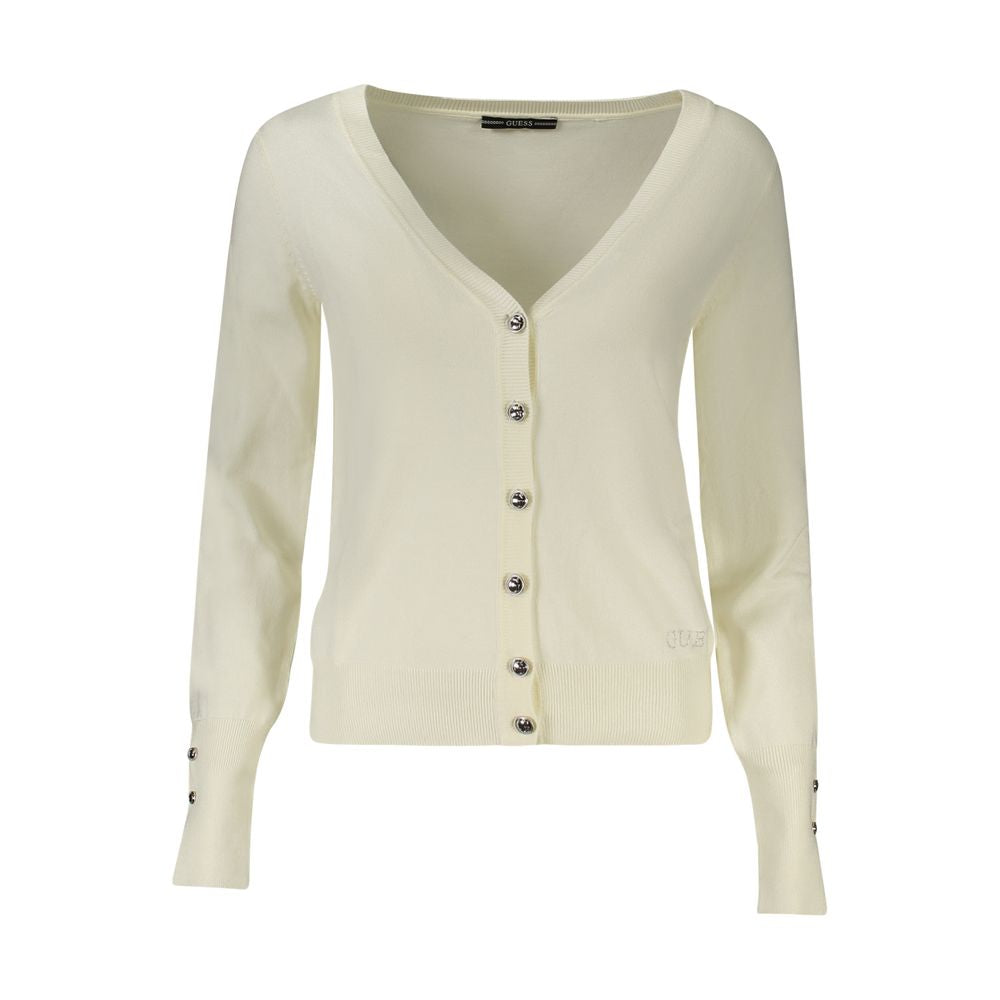 Guess Jeans Women's White Viscose Sweater