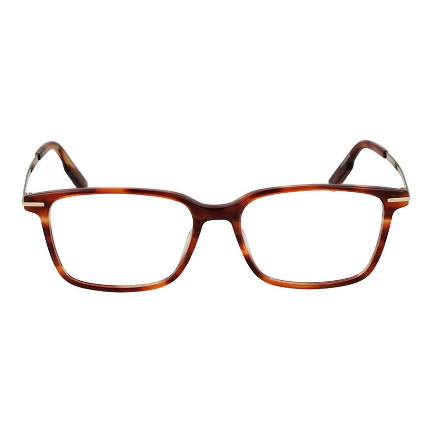 Ermenegildo Zegna Braune Brille aus Acetat (Gestell)