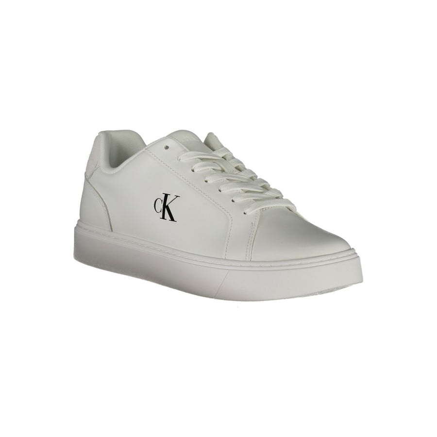 Calvin Klein White Polyurethane Men's Sneaker