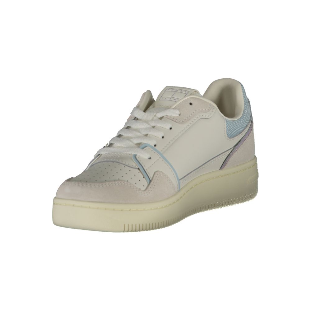 Tommy Hilfiger White Women's Polyurethane Sneakers