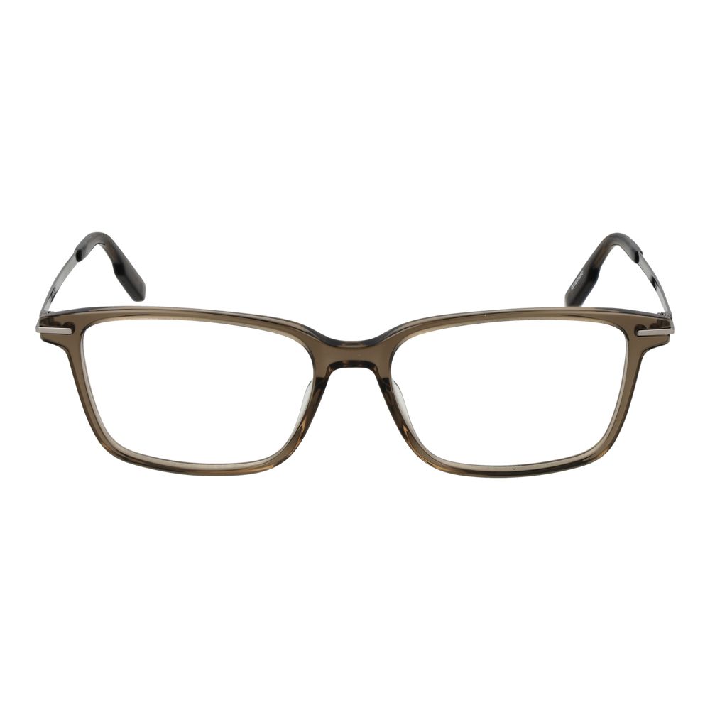 Ermenegildo Zegna Beige Acetat Brille (Rahmen)