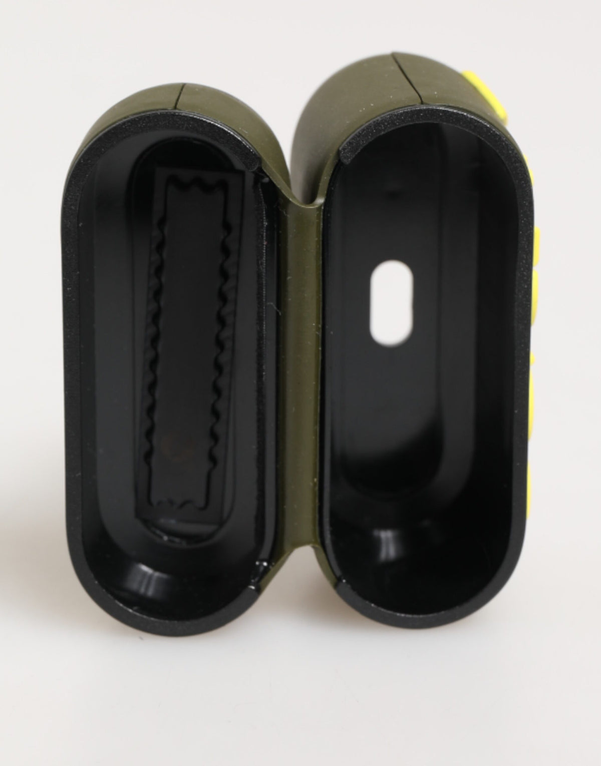 Dolce & Gabbana Army Green Rubber Logo Embossed Accessories AirPods Case