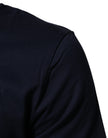 Dolce & Gabbana Dunkelblaues Baumwoll-T-Shirt mit DG-Logo-Aufdruck für Herren