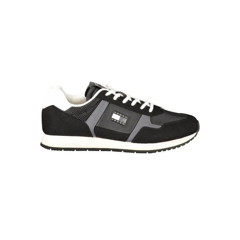 Tommy Hilfiger Schwarzer Sneaker aus Polyurethan für Herren