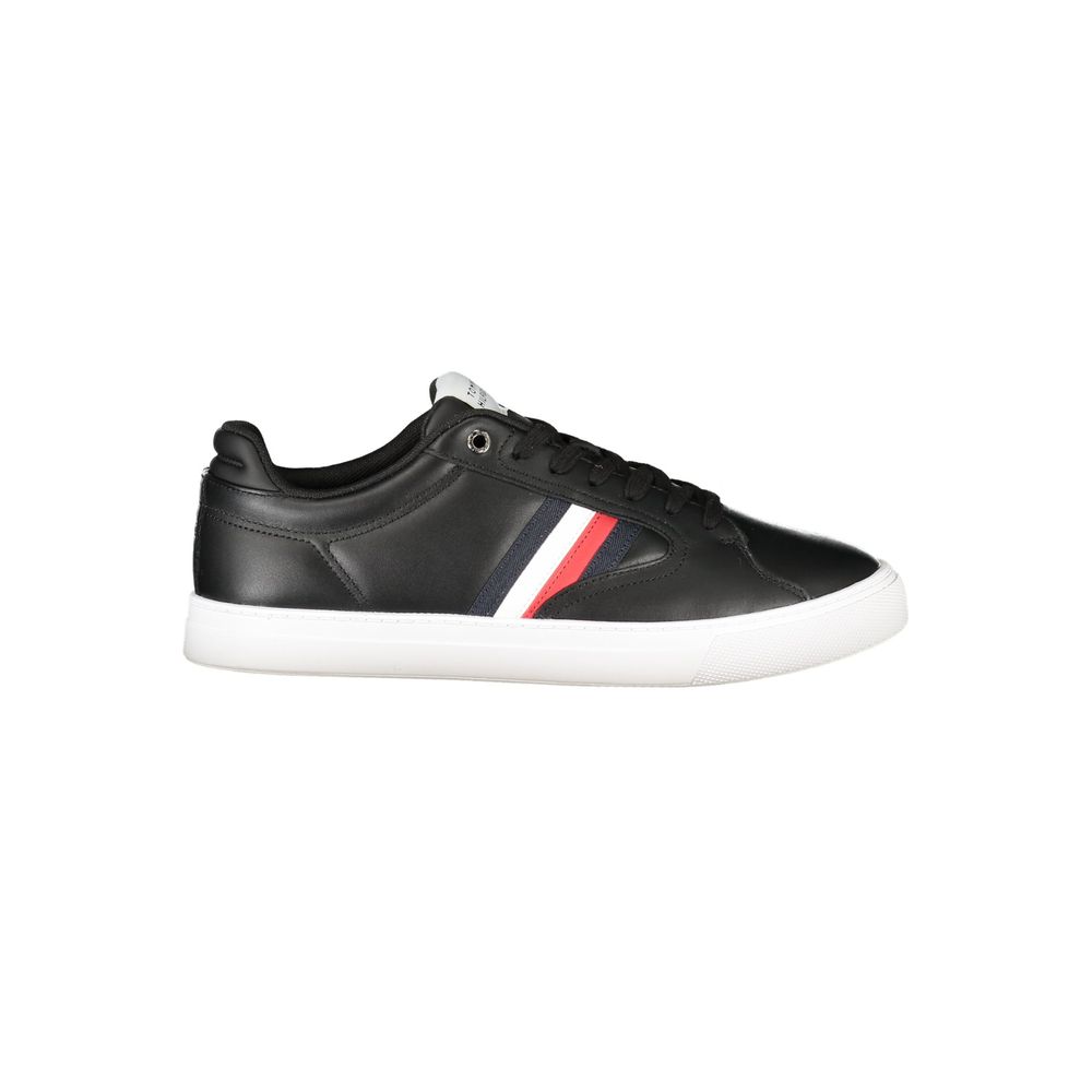 Tommy Hilfiger Black Men's Polyester Sneaker