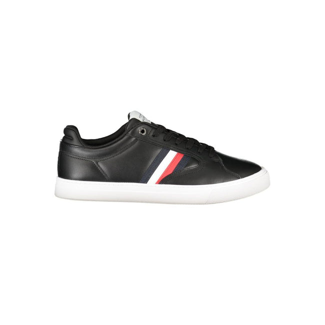 Tommy Hilfiger Schwarzer Herren-Sneaker aus Polyester
