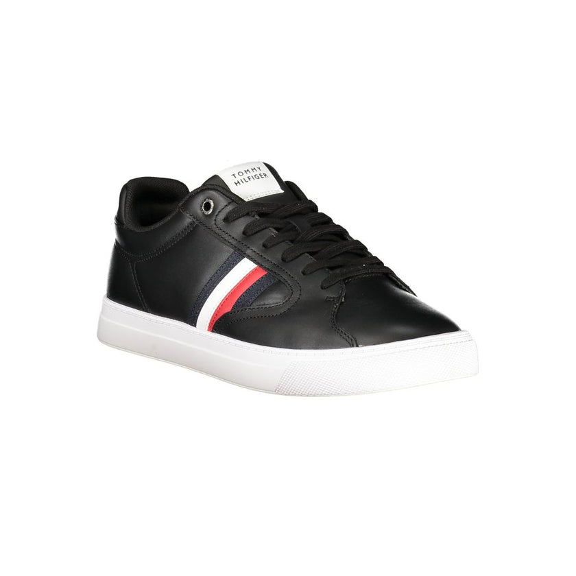 Tommy Hilfiger Schwarzer Herren-Sneaker aus Polyester