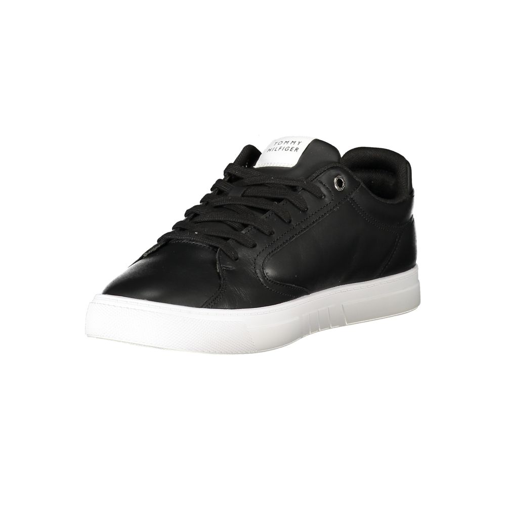 Tommy Hilfiger Black Men's Polyester Sneaker