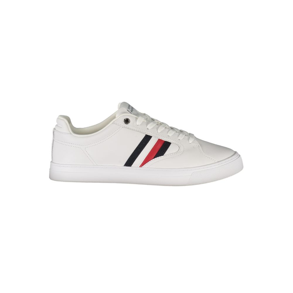 Tommy Hilfiger White Leather Men's Sneaker
