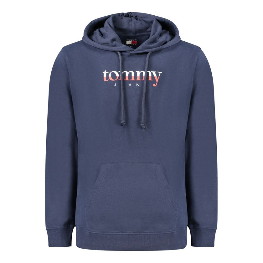 Tommy Hilfiger Blaues Herren-Kapuzensweatshirt aus Baumwolle