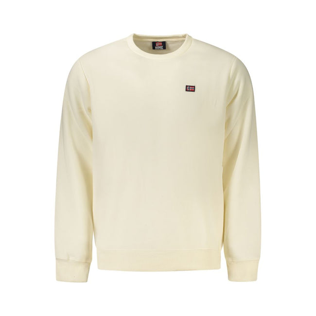 Norway 1963 Weißes Baumwoll-Sweatshirt für Herren