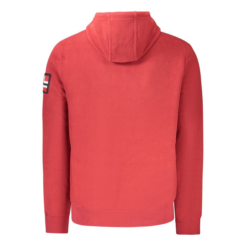 Norway 1963 Roter Polyester-Pullover für Männer