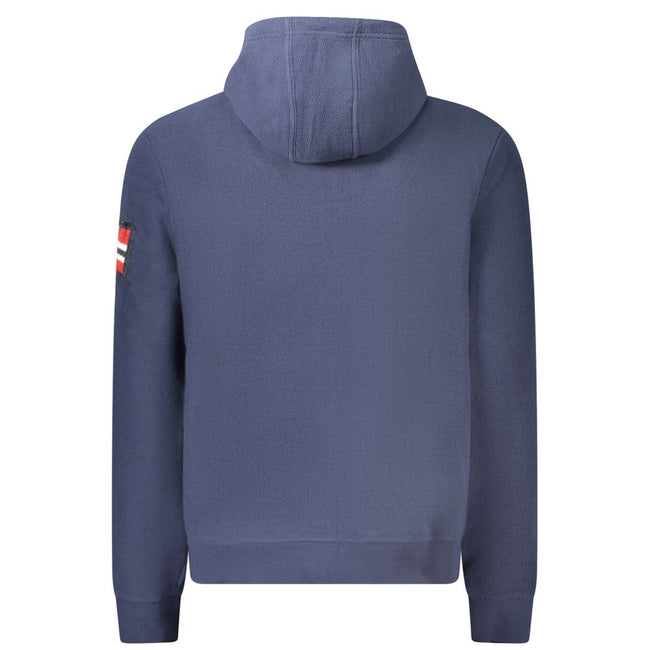 Norway 1963 Blauer Polyester Herren-Kapuzenpullover