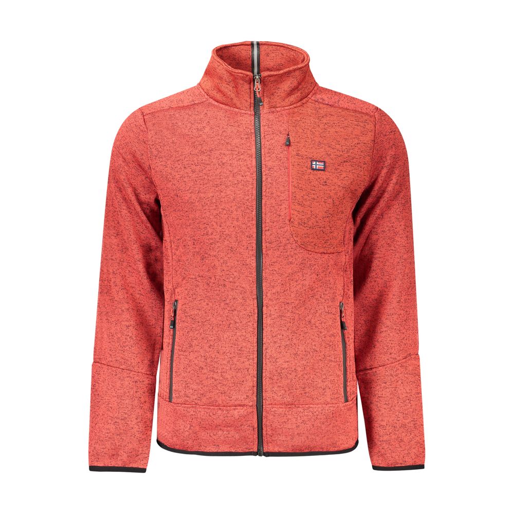 Norway 1963 Rosso Polyester Herren Sweatshirt