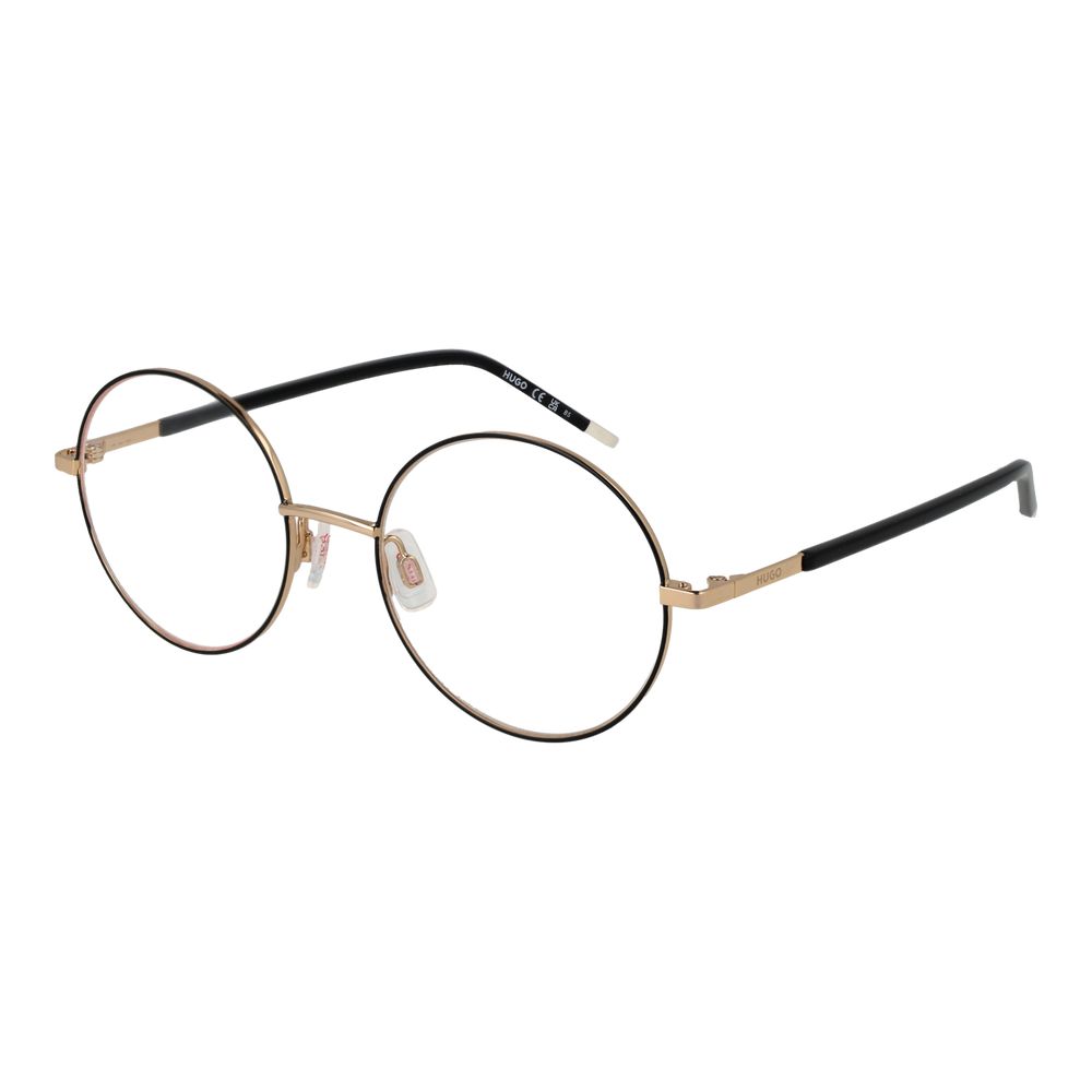 Hugo Boss Schwarze Edelstahlbrille (Gestell)