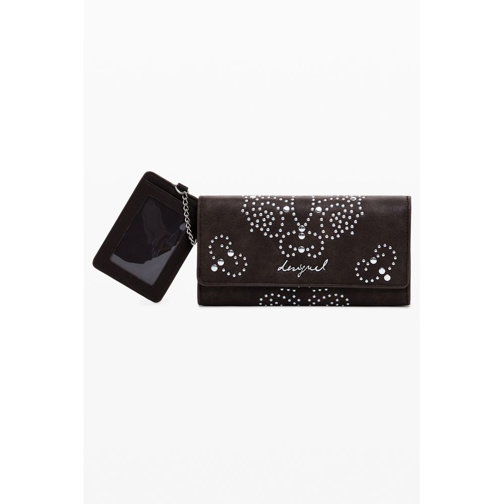 Desigual Marrone Polyurethan Damen Geldbörse
