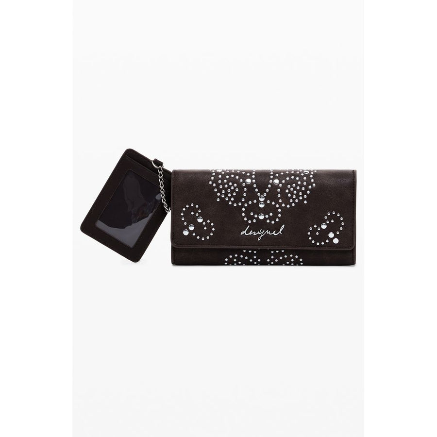 Desigual Marrone Polyurethan Damen Geldbörse