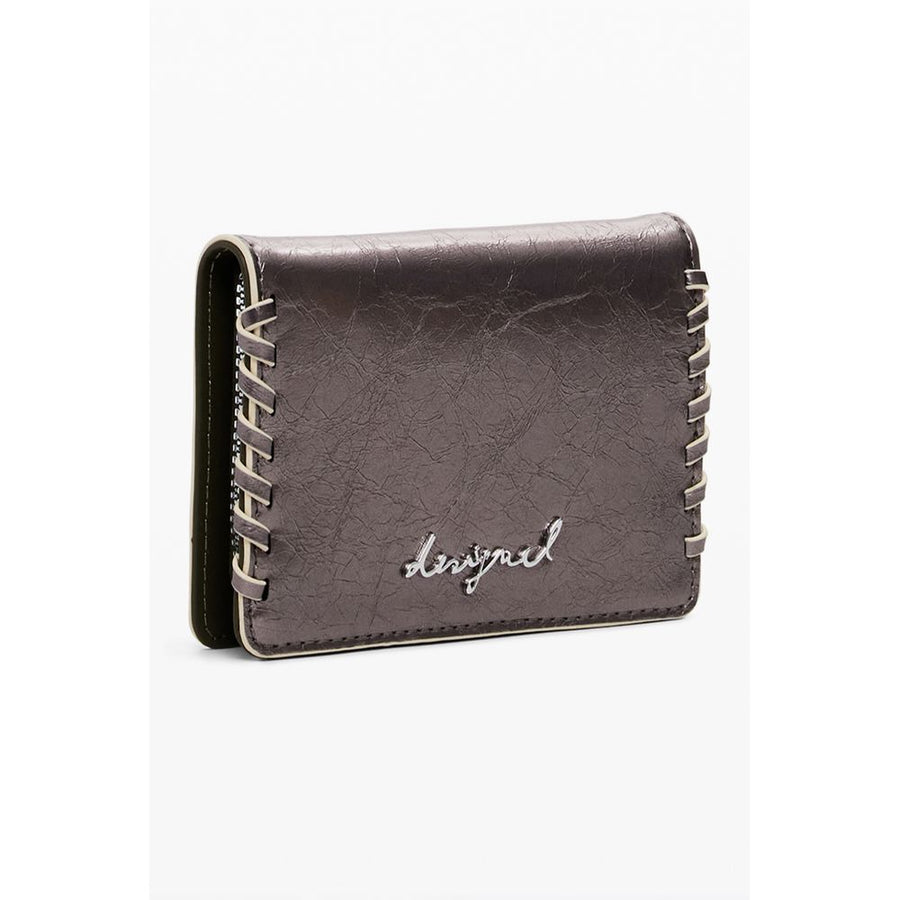 Desigual Bronze Polyethylen Frauen Brieftasche